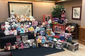 Client Events - Toys for Tots collection