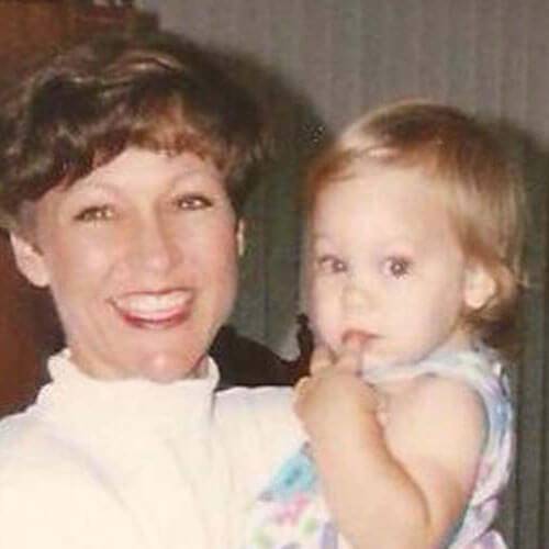 Teri with her daughter