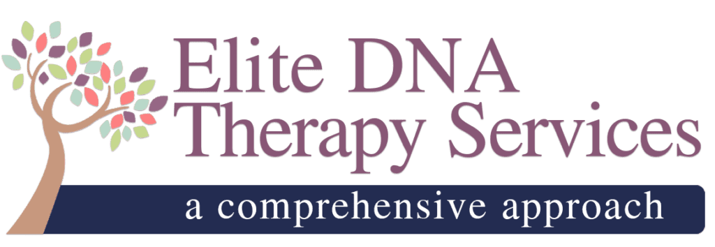 Elite DNA Therapy Services logo with tagline a comprehensive approach