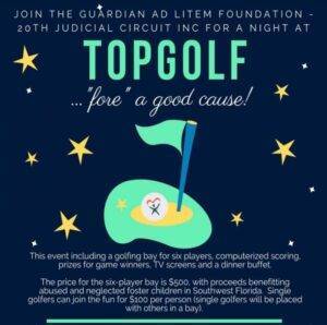 Guardian ad Litem Foundation Topgolf fundraiser