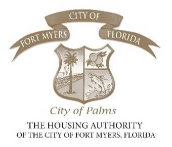 City of Palms crest with tagline The Housing Authority of the City of Fort Myers, Florida