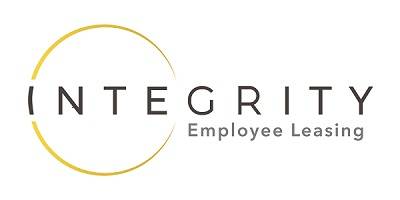 Integrity Employee Leasing logo with yellow black and grey