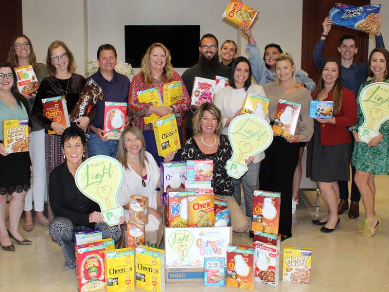 PRM Participating in the Cereal Drive