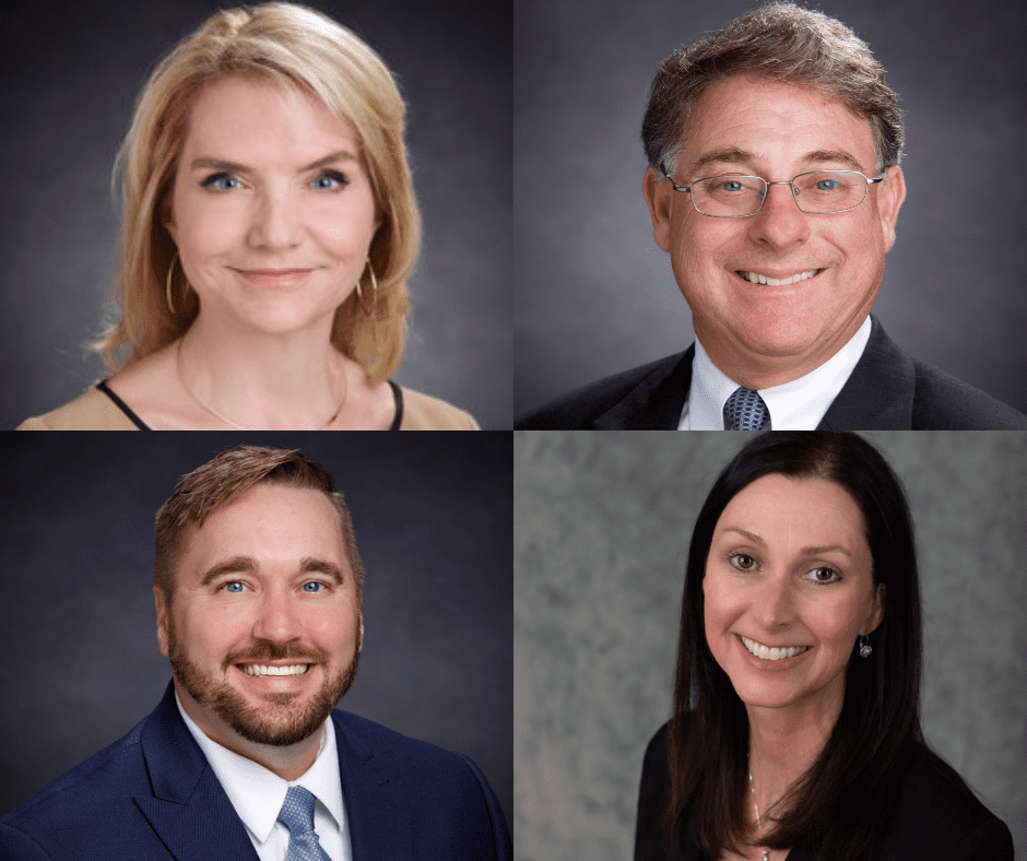 Four headshots of Sanibel Captiva Trust Company executives