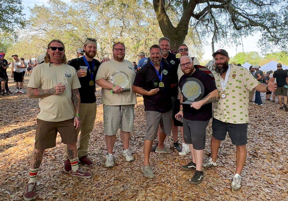8 attendees at Fort Myers Brewing Company wins golds at 2023 Best Florida Beer Professional Championships