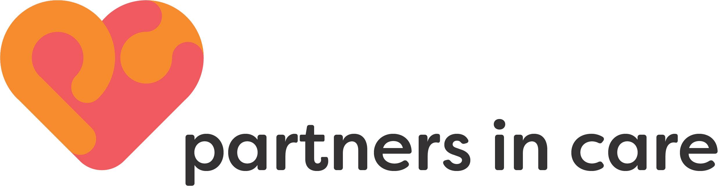 Partners in care logo with heart