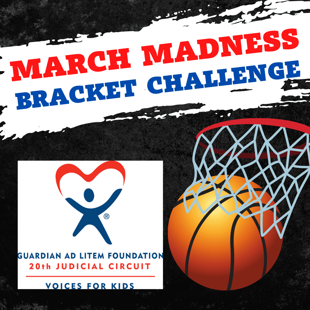 March madness Bracket Challenge by Guardian Ad Litem Foundation