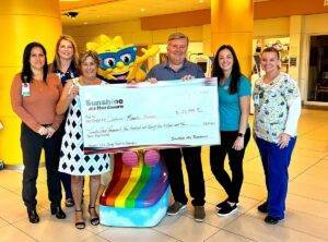 Sunshine Ace donation to Children's Miracle Network